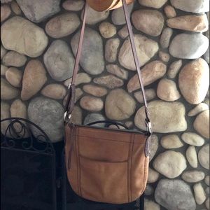 FOSSIL LEATHER PURSE 👜 CROSSBODY